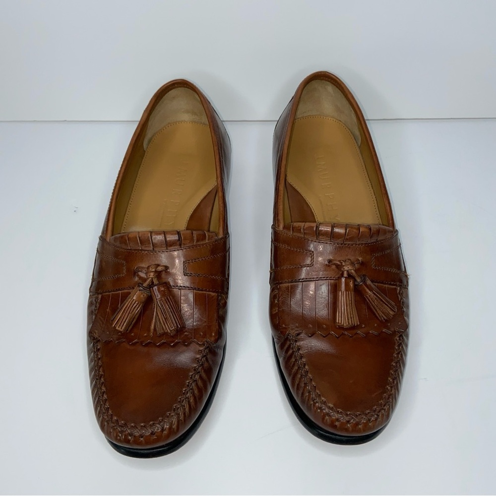 J. Murphy By Johnston & Murphy Men's Brown Tassel Kiltie Loafers US Size 10M